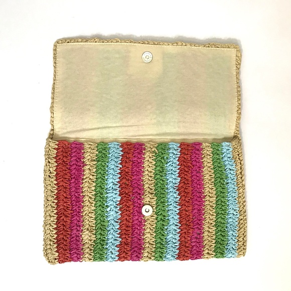 Straw Studios Extra Large Envelope Clutch - Picture 2 of 6